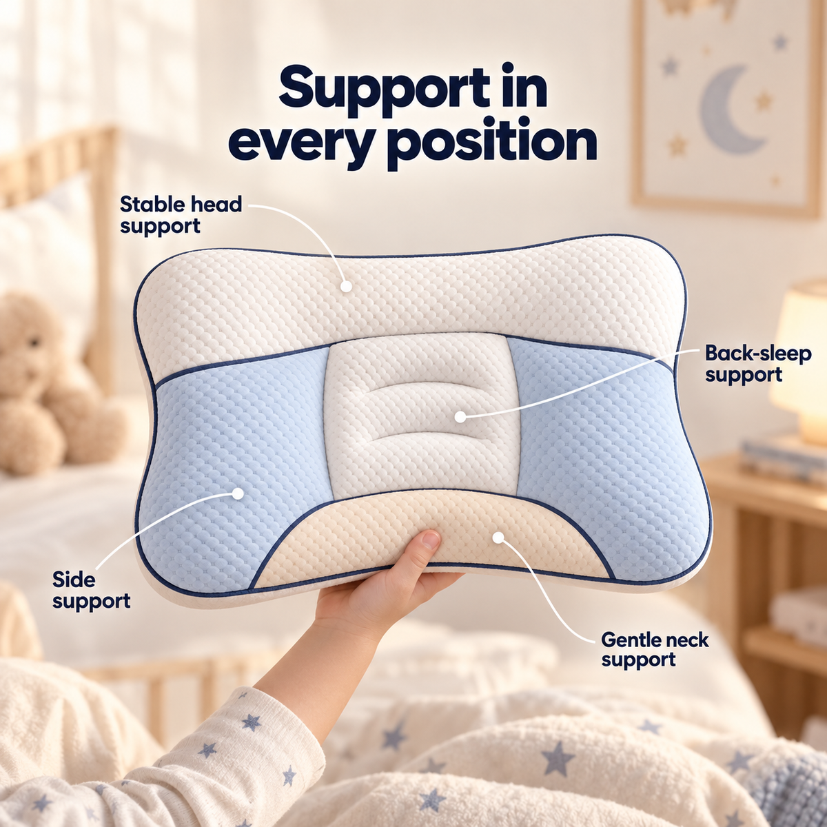 Kids Ergonomic Pillow
