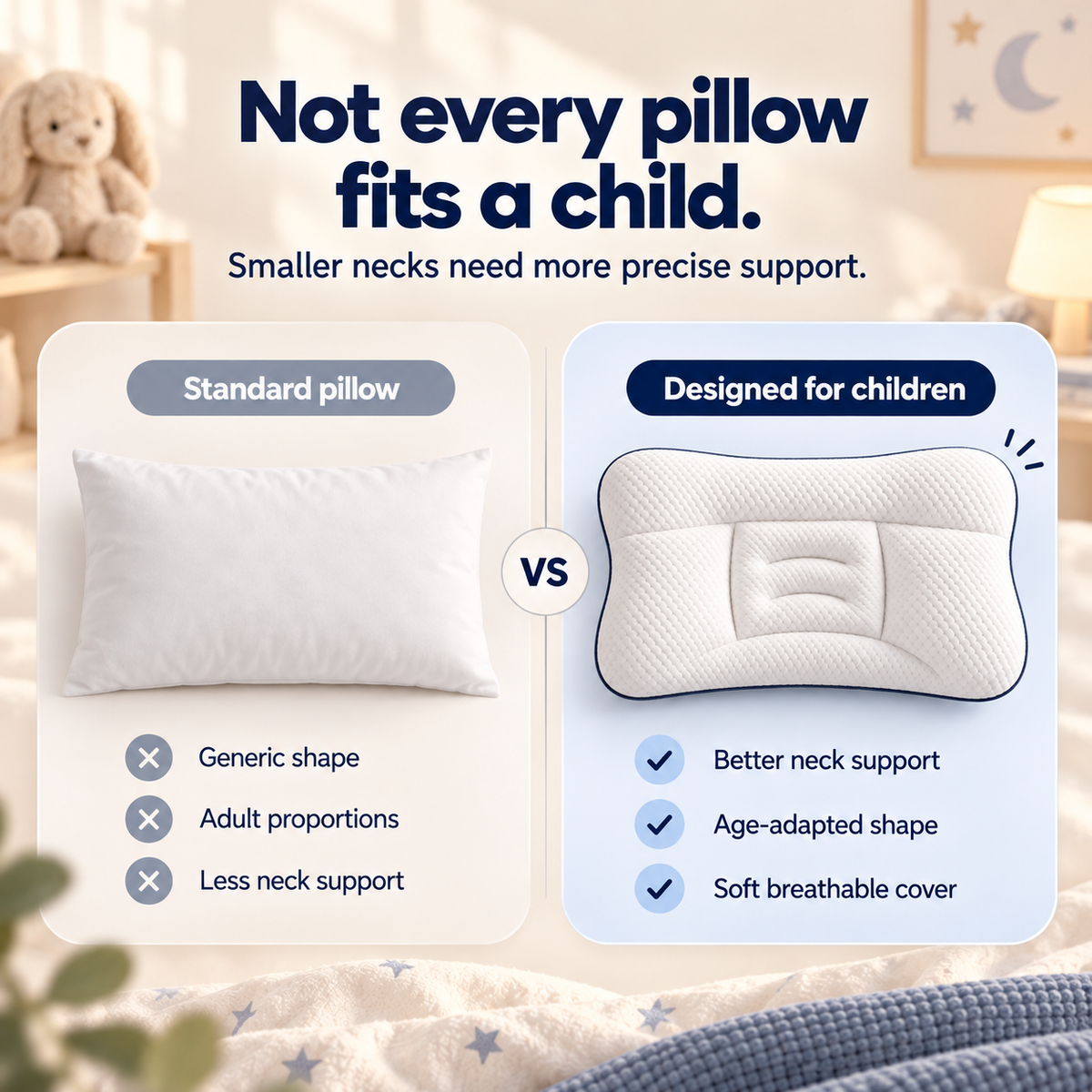 Kids Ergonomic Pillow